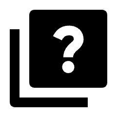 Quiz Fill Icon from Outlined Fill - Streamline Material Set