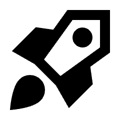 Rocket Launch Fill Icon from Sharp Fill - Material Pro Set