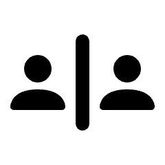 Safety Divider Icon from Rounded Line - Streamline Material Set