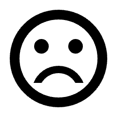 Sentiment Dissatisfied Icon from Sharp Line - Streamline Material Set