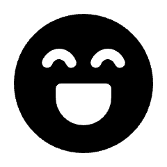 Sentiment Excited Fill Icon from Rounded Fill - Streamline Material Set