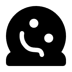 Sentiment Melt Fill Icon from Rounded Fill - Material Pro Set