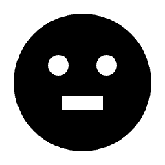 Sentiment Neutral Fill Icon from Sharp Fill - Streamline Material Set