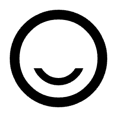 Sentiment No Eyes Icon from Outlined Line - Streamline Material Set