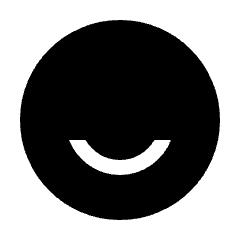 Sentiment No Eyes Fill Icon from Sharp Fill - Streamline Material Set