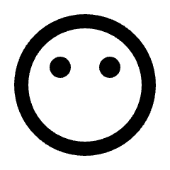 Sentiment No Mouth Icon from Rounded Line - Material Pro Set