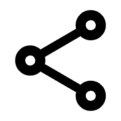 Share Icon from Sharp Line - Streamline Material Set