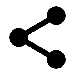 Share Fill Icon from Outlined Fill - Streamline Material Set