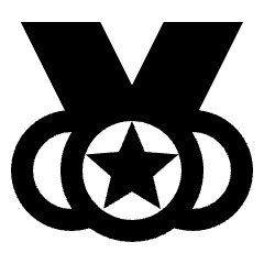 Social Leaderboard Fill Icon from Sharp Fill - Material Pro Set