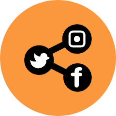 Social Share Icon from Kameleon Pop Set