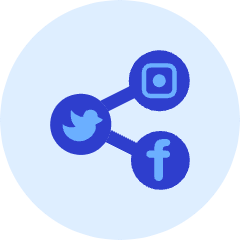 Social Share Icon from Kameleon Duo Set