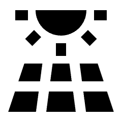 Solar Power Fill Icon from Sharp Fill - Material Pro Set