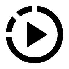 Story Live Icon from Outlined Line - Streamline Material Set