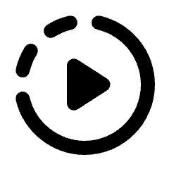 Story Live Icon from Rounded Line - Streamline Material Set