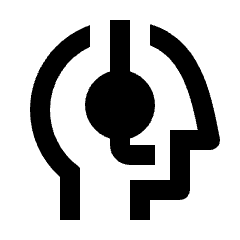 Support Agent Alt Icon from Outlined Line - Material Pro Set