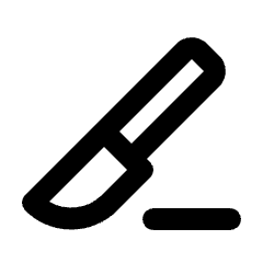 Surgical Icon from Rounded Line - Streamline Material Set