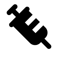 Syringe Fill Icon from Rounded Fill - Streamline Material Set