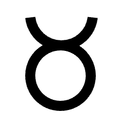 Taurus Zodiac Fill Icon from Sharp Fill - Streamline Material Set