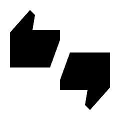 Thumbs Up Down Fill Icon from Sharp Fill - Streamline Material Set