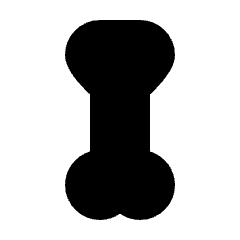 Tibia Fill Icon from Rounded Fill - Material Pro Set