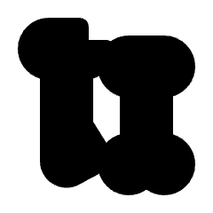 Ulna Radius Fill Icon from Sharp Fill - Streamline Material Set