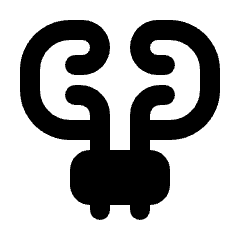 Urology Fill Icon from Rounded Fill - Streamline Material Set