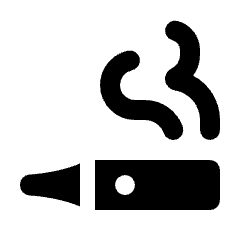 Vaping Rooms Icon from Rounded Line - Streamline Material Set