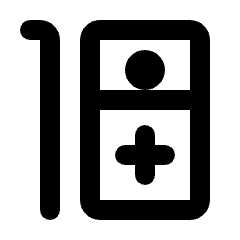 Ward Icon from Rounded Line - Streamline Material Set