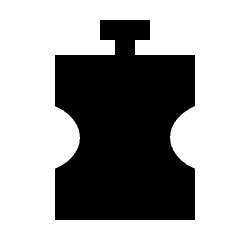 Water Bottle Large Fill Icon from Sharp Fill - Streamline Material Set