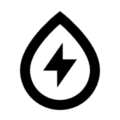 Water Ec Icon from Sharp Line - Streamline Material Set