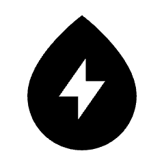 Water Ec Fill Icon from Sharp Fill - Streamline Material Set