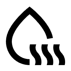 Water Voc Icon from Sharp Line - Material Pro Set