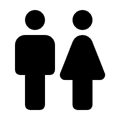 Wc Icon from Rounded Line - Streamline Material Set