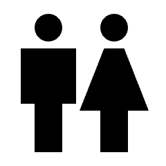 Wc Fill Icon from Sharp Fill - Material Pro Set