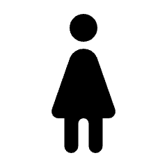 Woman 2 Icon from Rounded Line - Streamline Material Set