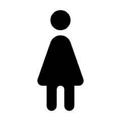 Woman 2 Fill Icon from Rounded Fill - Streamline Material Set
