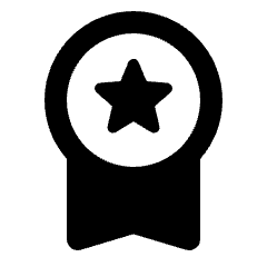 Workspace Premium Fill Icon from Rounded Fill - Material Pro Set