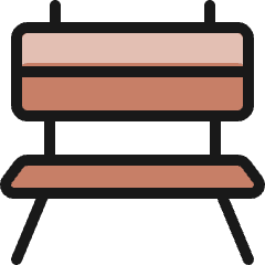 Bench Icon from Ultimate Colors Set