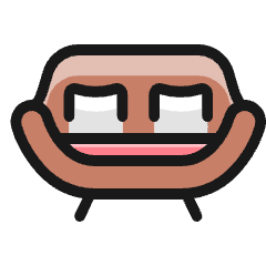 Sofa Double Modern Icon from Ultimate Colors Set