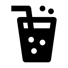 Softdrink Soda Glass Icon from Nova Solid Set