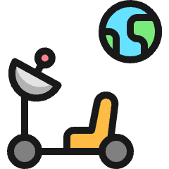 Space Earth Icon from Ultimate Colors Set