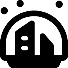 Space Exploration Colony 1 Icon from Ultimate Bold Set