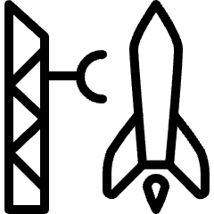 Space Rocket Launch Icon from Ultimate Light Set