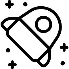 Space Ship 1 Icon from Ultimate Light Set