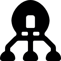 Space Ship Icon from Ultimate Bold Set