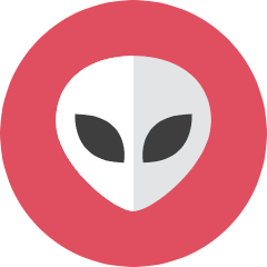 Alien Icon from Kameleon Colors Set