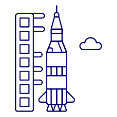 Rocket 2 Illustration from UX Line Set