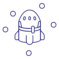 Spacecraft 1 Illustration from UX Line Set