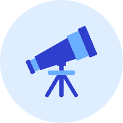 Telescope Icon from Kameleon Duo Set