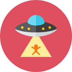 Ufo Icon from Kameleon Colors Set